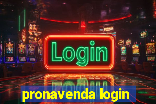 pronavenda login